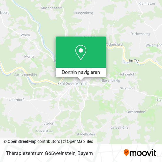 Therapiezentrum Gößweinstein Karte