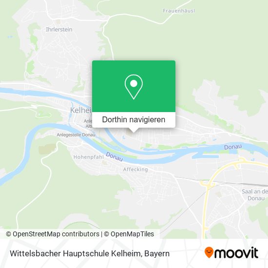 Wittelsbacher Hauptschule Kelheim Karte