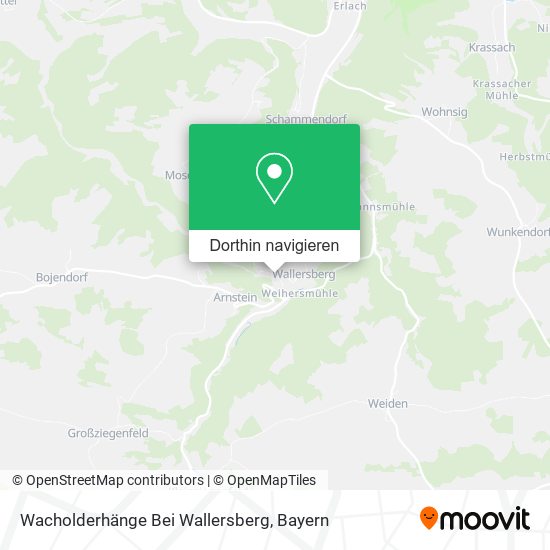 Wacholderhänge Bei Wallersberg Karte