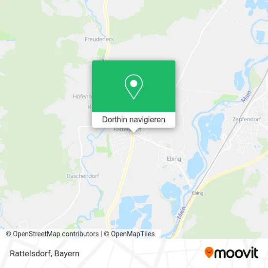 Rattelsdorf Karte