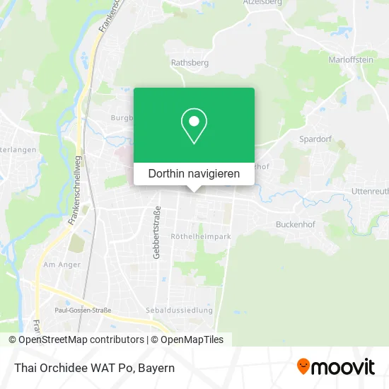 Thai Orchidee WAT Po Karte