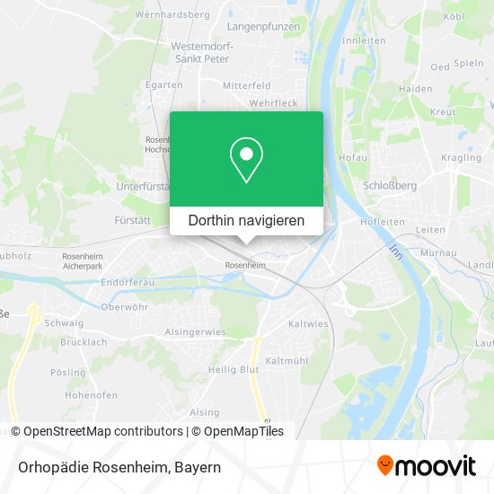 Orhopädie Rosenheim Karte