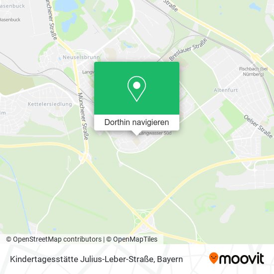 Kindertagesstätte Julius-Leber-Straße Karte