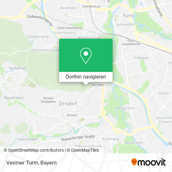 Vestner Turm Karte
