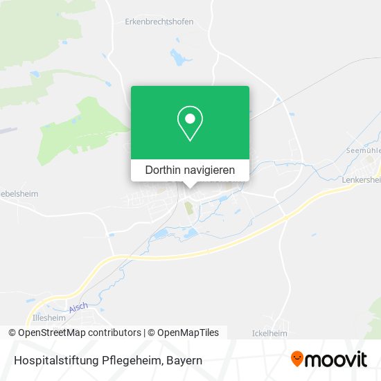 Hospitalstiftung Pflegeheim Karte