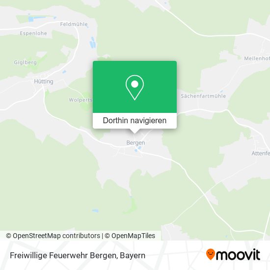 Freiwillige Feuerwehr Bergen Karte