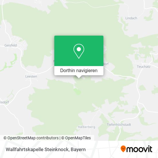 Wallfahrtskapelle Steinknock Karte