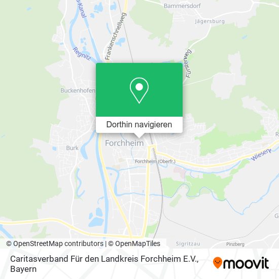Caritasverband Für den Landkreis Forchheim E.V. Karte