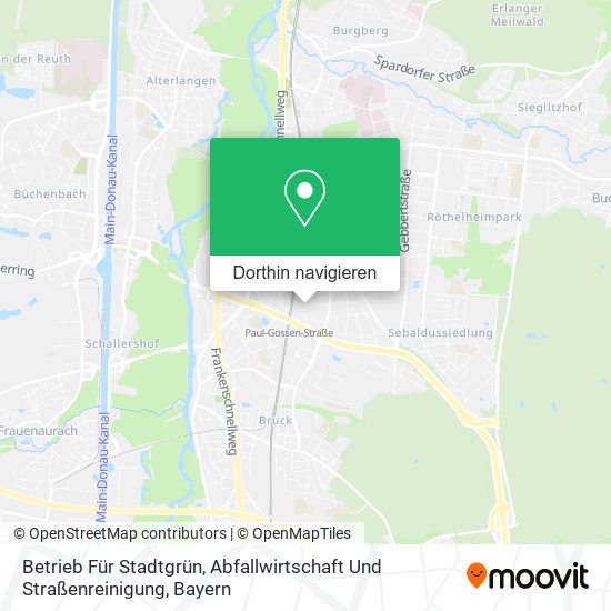 Betrieb Für Stadtgrün, Abfallwirtschaft Und Straßenreinigung Karte