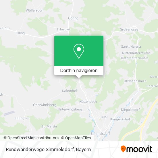 Rundwanderwege Simmelsdorf Karte
