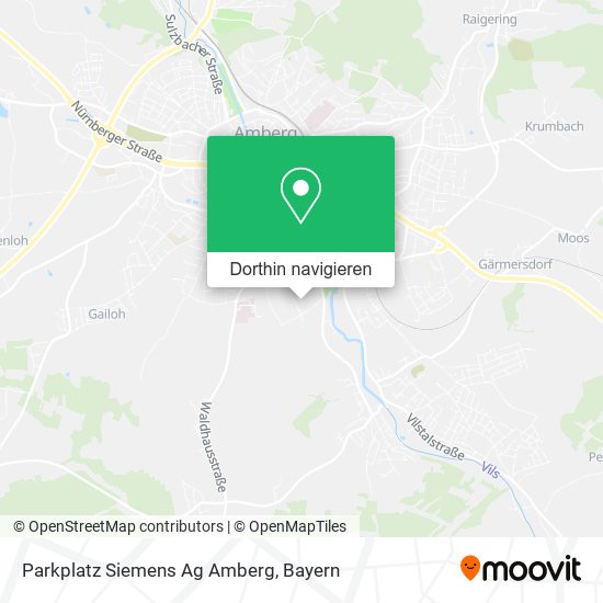 Parkplatz Siemens Ag Amberg Karte