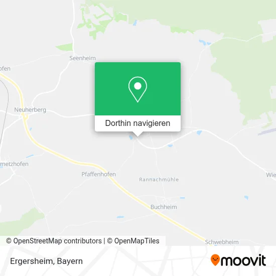 Ergersheim Karte