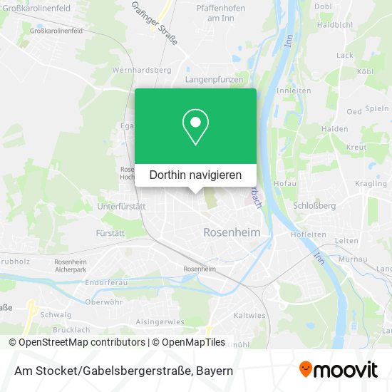 Am Stocket/Gabelsbergerstraße Karte