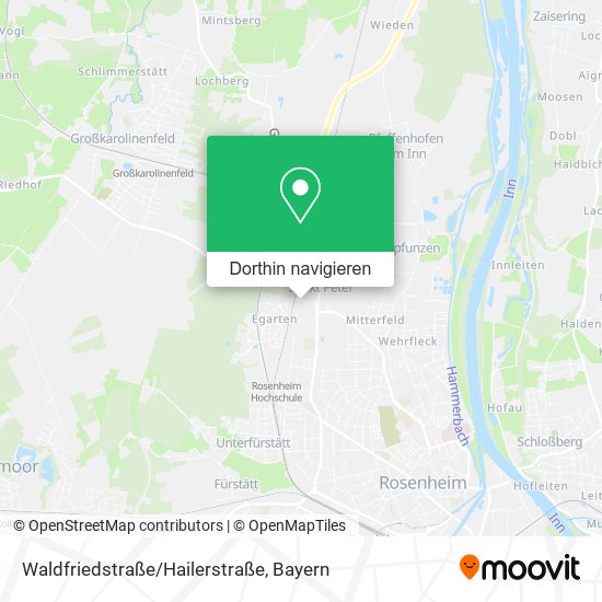 Waldfriedstraße/Hailerstraße Karte