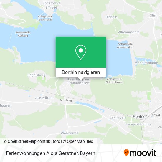 Ferienwohnungen Alois Gerstner Karte
