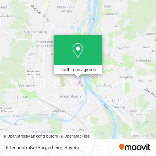Erlenaustraße/Bürgerheim Karte