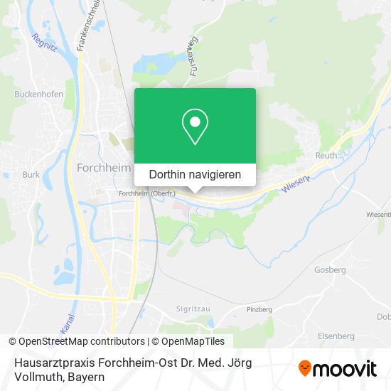Hausarztpraxis Forchheim-Ost Dr. Med. Jörg Vollmuth Karte