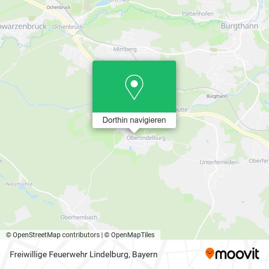 Freiwillige Feuerwehr Lindelburg Karte