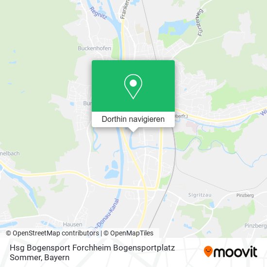 Hsg Bogensport Forchheim Bogensportplatz Sommer Karte