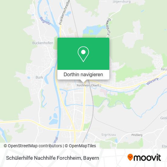 Schülerhilfe Nachhilfe Forchheim Karte