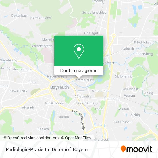 Radiologie-Praxis Im Dürerhof Karte