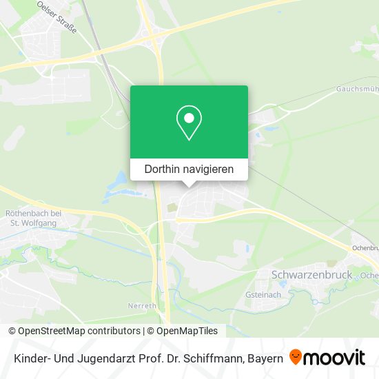 Kinder- Und Jugendarzt Prof. Dr. Schiffmann Karte