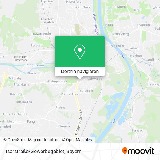 Isarstraße/Gewerbegebiet Karte