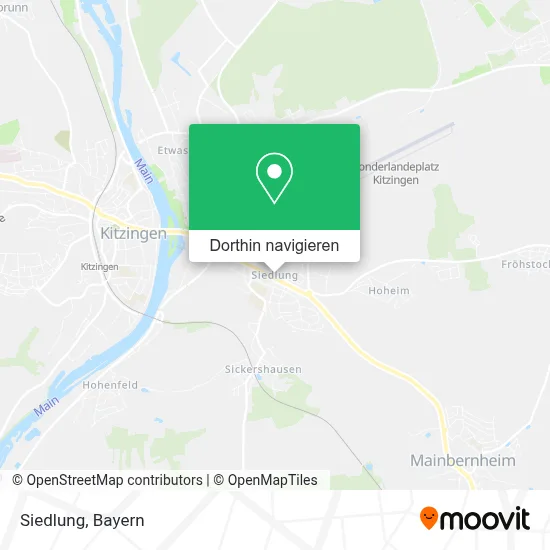 Siedlung Karte