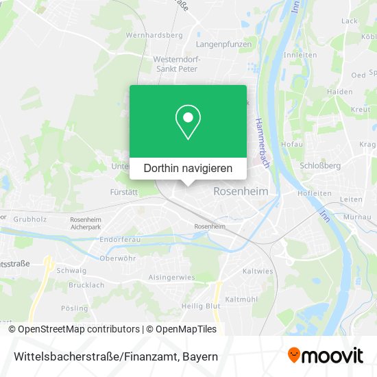 Wittelsbacherstraße/Finanzamt Karte