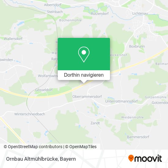 Ornbau Altmühlbrücke Karte