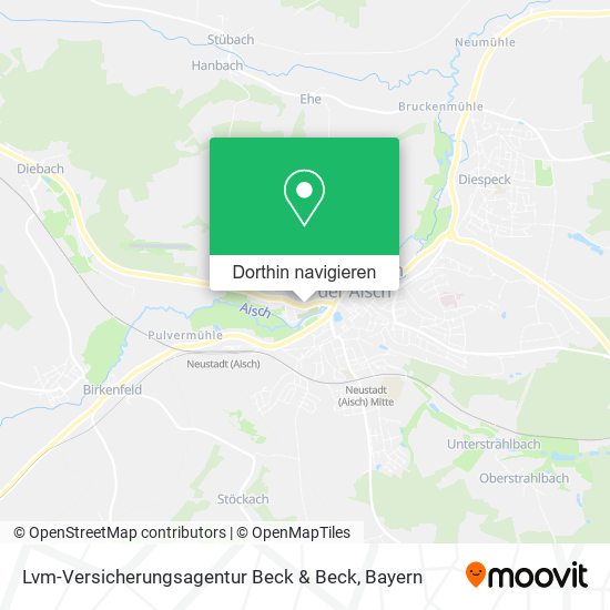 Lvm-Versicherungsagentur Beck & Beck Karte