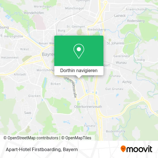 Apart-Hotel Firstboarding Karte
