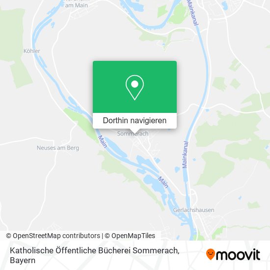 Katholische Öffentliche Bücherei Sommerach Karte