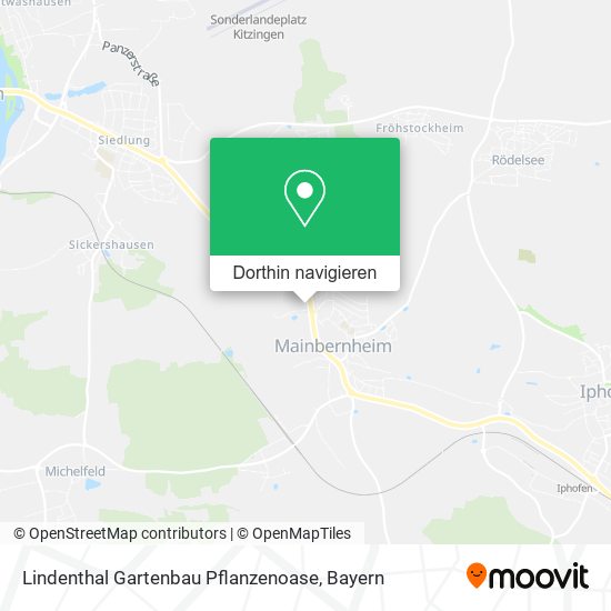 Lindenthal Gartenbau Pflanzenoase Karte