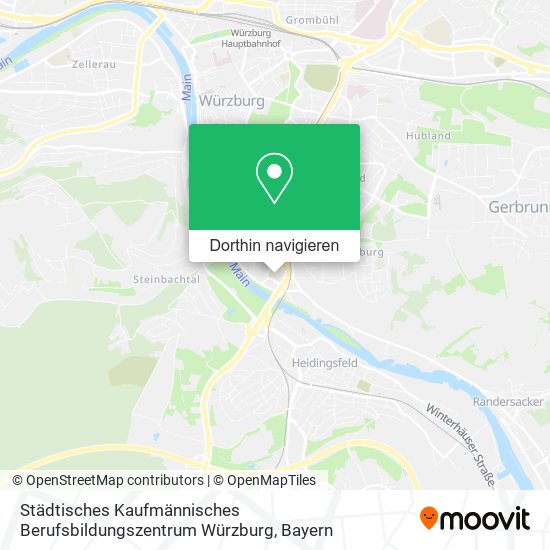 Städtisches Kaufmännisches Berufsbildungszentrum Würzburg Karte