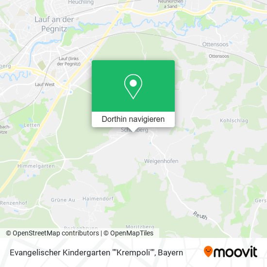 Evangelischer Kindergarten ""Krempoli"" Karte