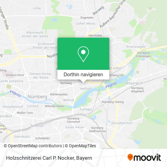Holzschnitzerei Carl P. Nocker Karte