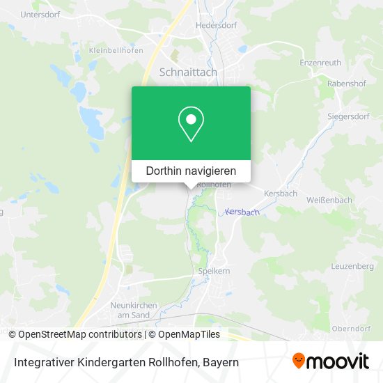 Integrativer Kindergarten Rollhofen Karte