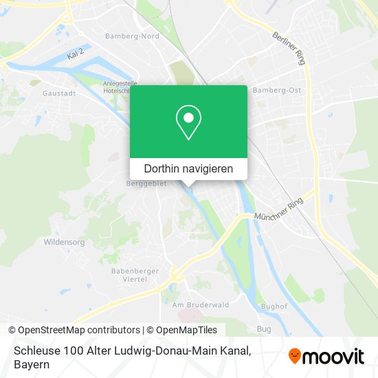 Schleuse 100 Alter Ludwig-Donau-Main Kanal Karte