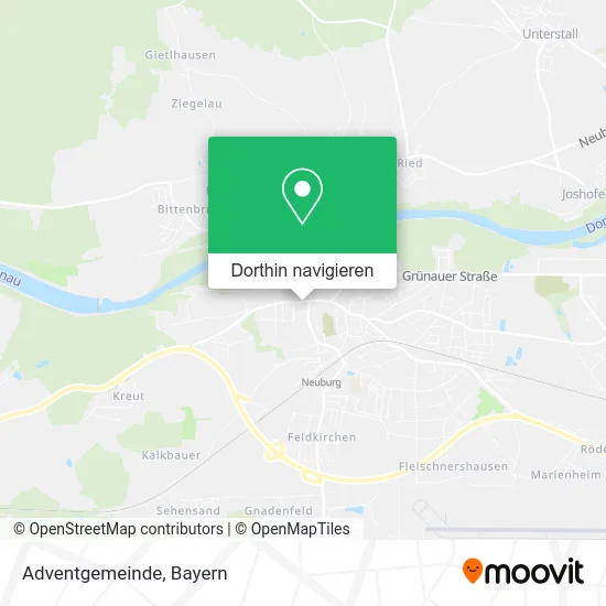 Adventgemeinde Karte