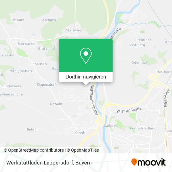 Werkstattladen Lappersdorf Karte