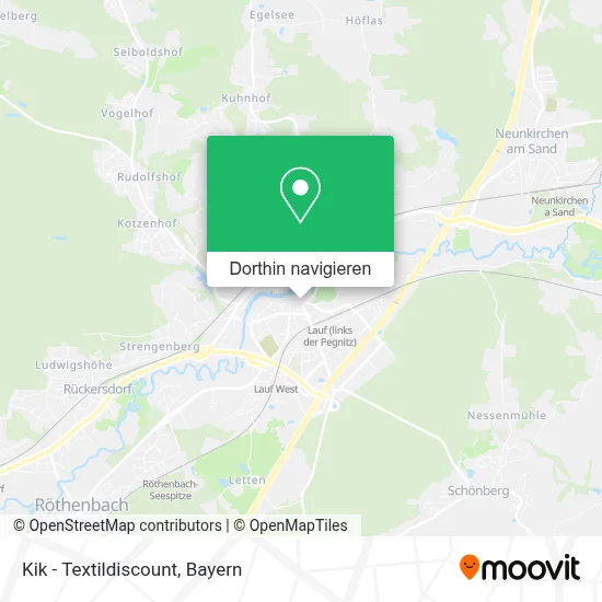 Kik - Textildiscount Karte
