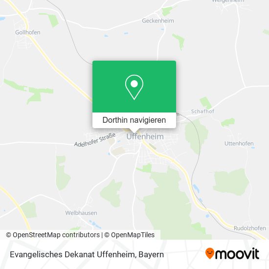 Evangelisches Dekanat Uffenheim Karte