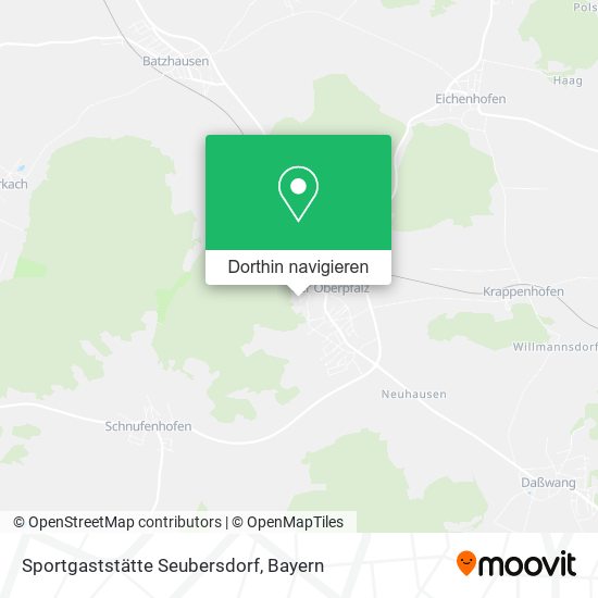 Sportgaststätte Seubersdorf Karte