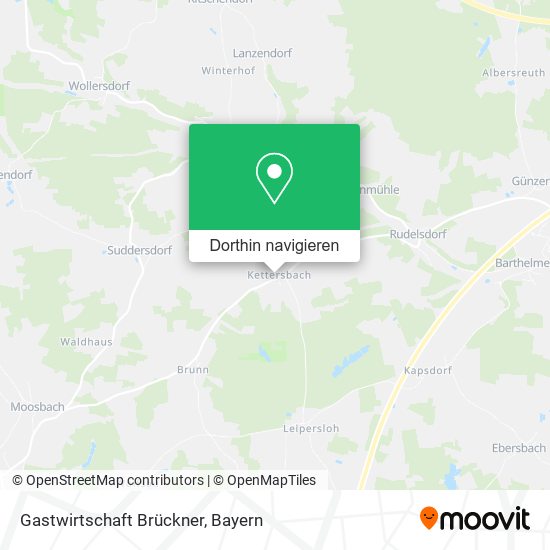 Gastwirtschaft Brückner Karte