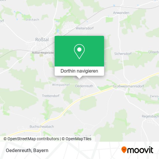 Oedenreuth Karte