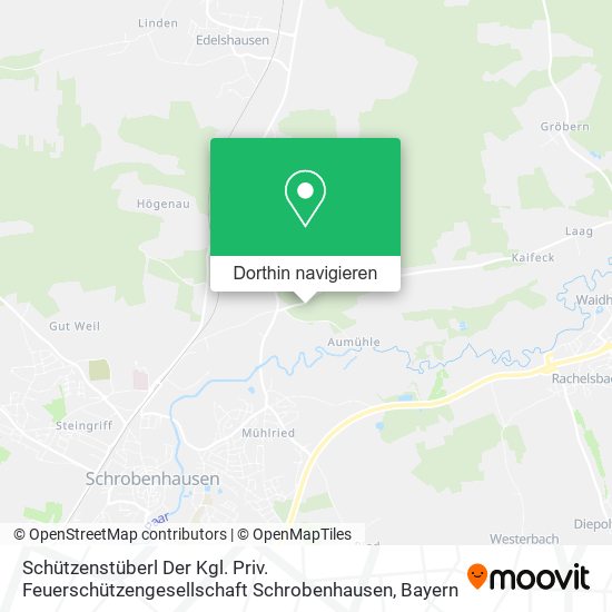 Schützenstüberl Der Kgl. Priv. Feuerschützengesellschaft Schrobenhausen Karte