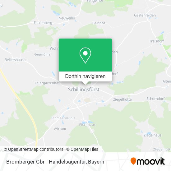 Bromberger Gbr - Handelsagentur Karte