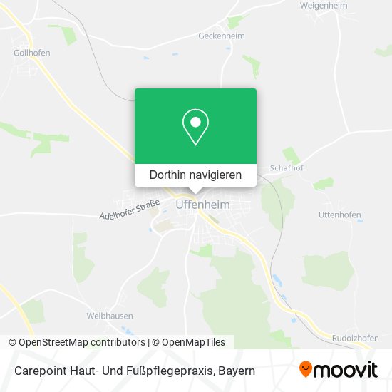 Carepoint Haut- Und Fußpflegepraxis Karte