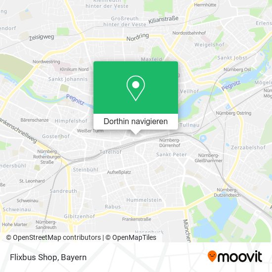 Flixbus Shop Karte